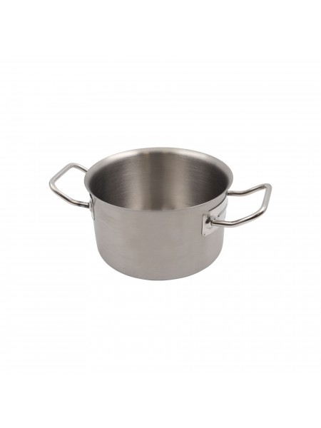 Кастрюля с крышкой 1,9 л, 16х9,5 см, нержавеющая сталь, Dali Group. (012160)