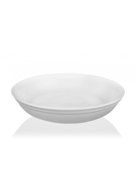 Тарелка глубокая без борта, D-215 мм, ф.Практик, Башкирский фарфор. (0233215)