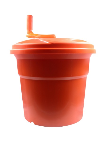 Ведро сушилка для зелени, 43х59 см, 20 л, пластик, оранжевое, Welshine. (0398)