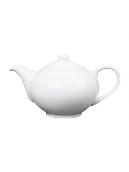 Чайник с крышкой 90мм, 1100 мл, Удачный, Дулевский фарфор. (065112)