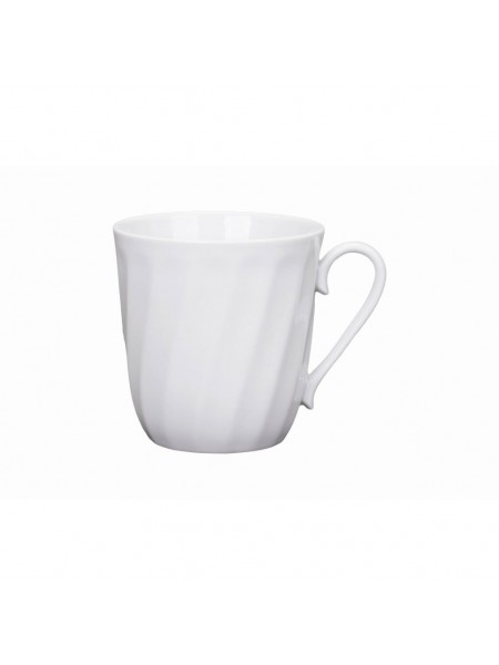Кружка, 90мм, 350 мл, Витая, Дулевский фарфор. (065822)