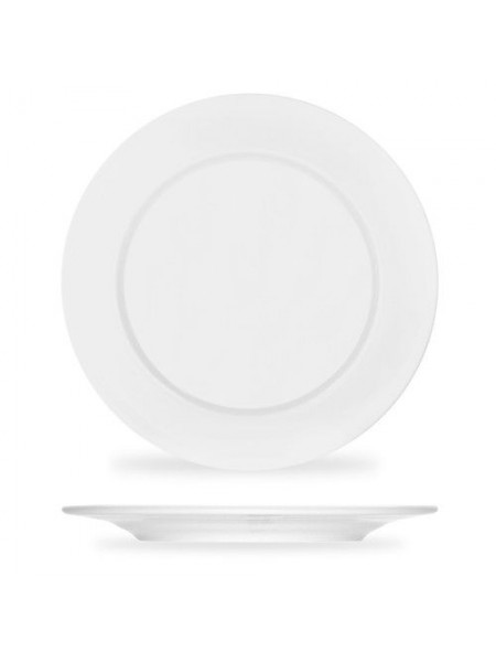 Тарелка плоская, D-250 мм, ф.Классик, Башкирский фарфор. (0933250)