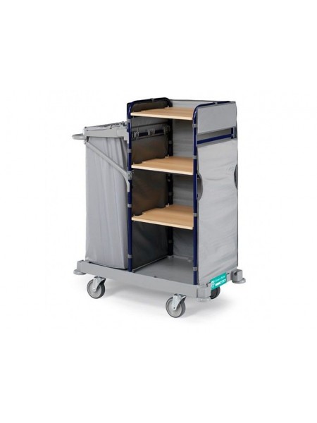 Тележка для горничных универсальная, без держателя мешка. (0H303940)