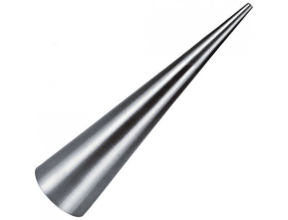 Кондитерская форма «Конус для трубочек», d-3.5см, L-13см, нерж.сталь, Luxstahl. (10-014)