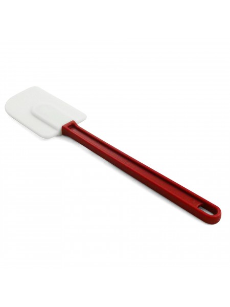 Лопатка силиконовая кухонная, рабочая поверхность 11,5х7см общ. L=36см, пластиковая ручка, Henry. (10-018)