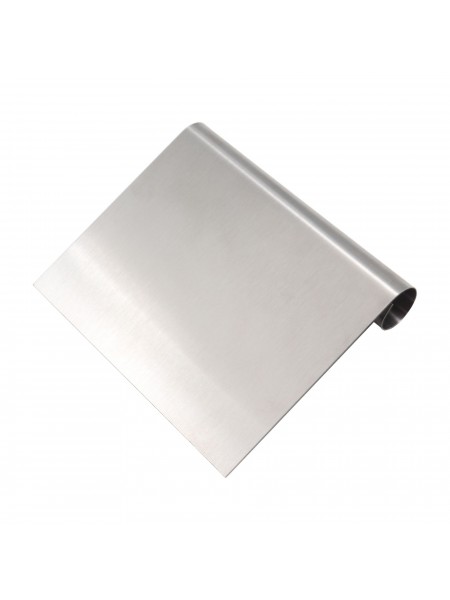 Скребок шпатель кондитерский, 15х12 см, нерж.сталь, Henry. (10-031)