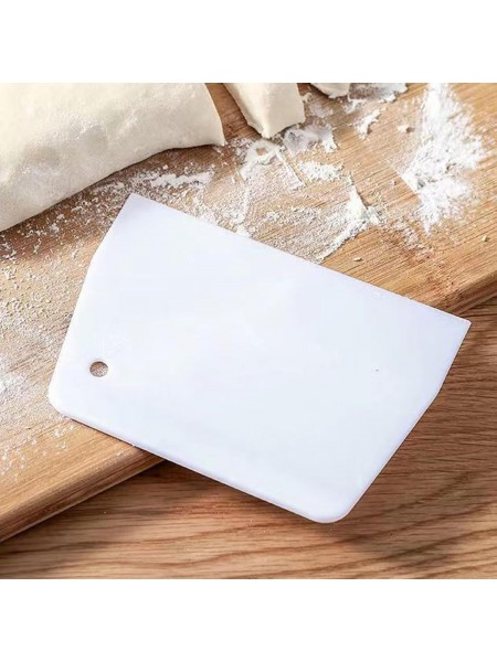 Скребок шпатель кондитерский, 19,3х12,6 см, пластиковый, Henry. (10-035)