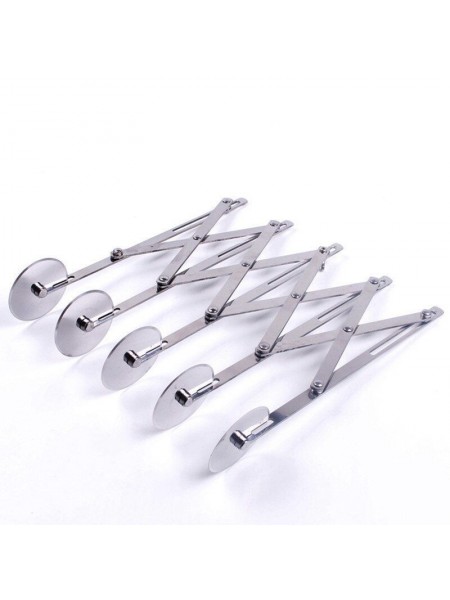 Нож роликовый для резки теста раздвижной, резак 5 роликов, нержавеющая сталь, Henry. (10-040)