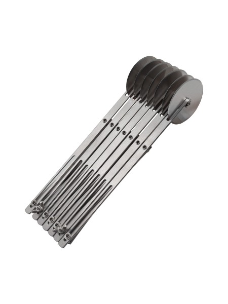 Нож роликовый для резки теста раздвижной, резак 7 роликов, нержавеющая сталь, Henry. (10-041)