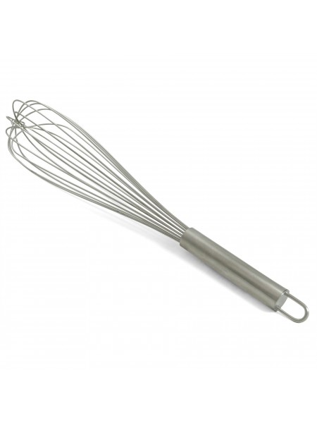 Венчик профессиональный, 50 см, 8 спиц, для взбивания, ручной, нержавеющая сталь, Henry. (10-046)