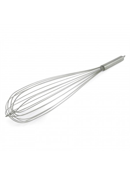 Венчик профессиональный, 60 см, 8 спиц, для взбивания, ручной, нержавеющая сталь, Henry. (10-047)