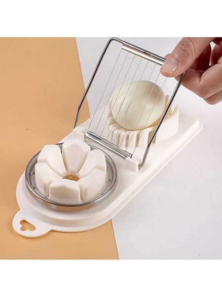 Яйцерезка двойная, ломтиками и на сектора, 19х8,5 см, пластик, нерж.сталь, Henry. (10-052)