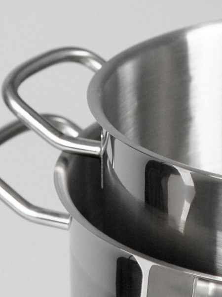 Кастрюля с крышкой 2 л, диаметр 19 см, высота 8 см, нержавеющая сталь, Luxstahl. (10-058)