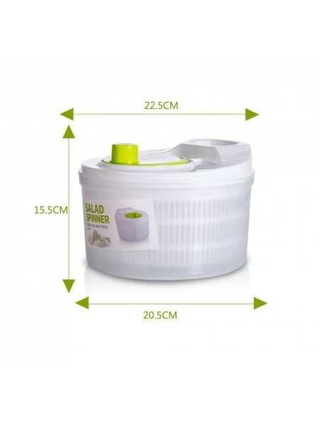 Ведро центрифуга сушилка для зелени, D-22 см, H-15 см, 3л, Henry. (10-062)