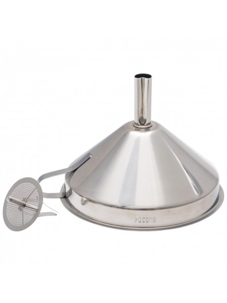Воронка кондитерская, бытовая кухонная, диаметр 15 см, нержавеющая сталь, Henry. (10-068)
