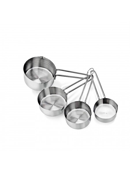 Набор мерных ложек из нержавеющей стали, 60-75-100-185 мл, Henry. (10-070)