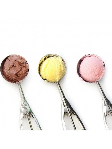 Ложка для мороженого с отбрасывателем, D-5 см, нерж.сталь, Luxstahl. (10-093)