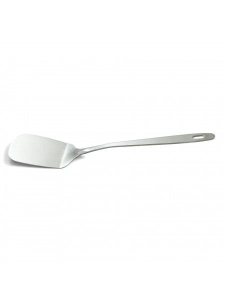 Лопатка поварская, рабочая поверхность 9х7 см общ. длина 30 см, нерж.сталь, Luxstahl. (10-1089)