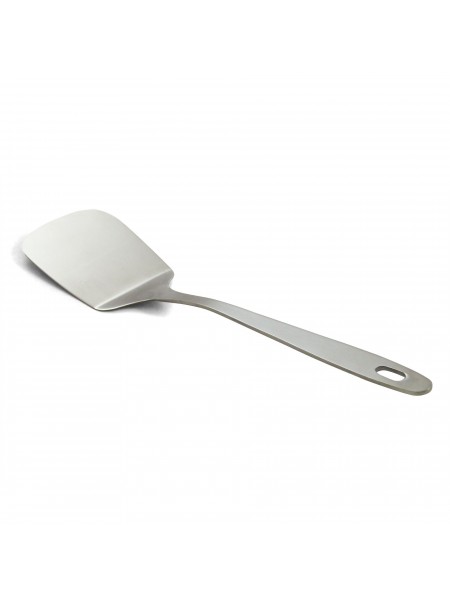 Лопатка поварская, рабочая поверхность 9х7 см общ. длина 30 см, нерж.сталь, Luxstahl. (10-1089)