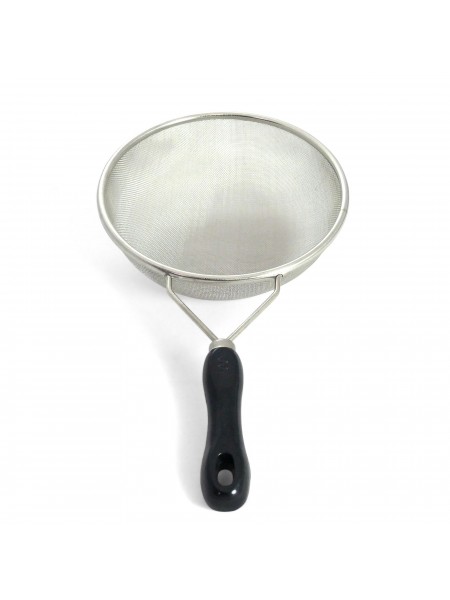 Сито кухонное для просеивания муки, D-25см, нержавеющая сталь, с пластиковой ручкой, Luxstahl. (10-1178)