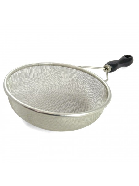 Сито кухонное для просеивания муки, D-22см, нержавеющая сталь, с пластиковой ручкой, Luxstahl. (10-1179)