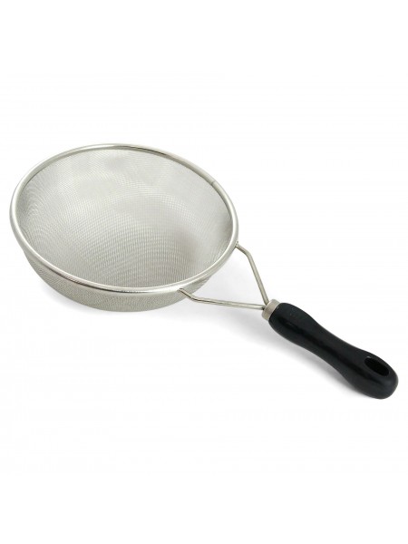Сито кухонное для просеивания муки, D-22см, нержавеющая сталь, с пластиковой ручкой, Luxstahl. (10-1179)
