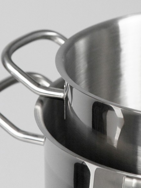 Кастрюля с крышкой 9 л, диаметр 28 см, высота 17 см, нержавеющая сталь, Luxstahl. (10-142)