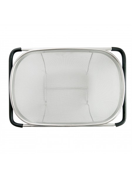 Дуршлаг-сито на раковину, 34х23 см, нержавеющая сталь, Luxstahl. (10-1603)