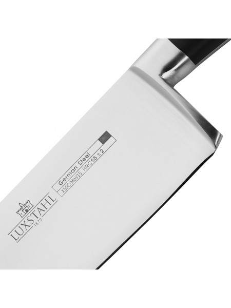 Профессиональный поварской шеф нож, 20 см, Master, нерж.сталь, ручка POM, Luxstahl. (10-1636)