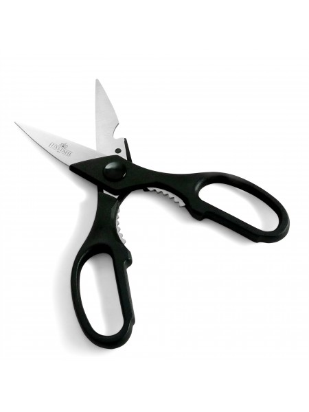Профессиональные поварские ножницы, многофункциональные, L-21,5 см, Luxstahl. (10-1874)