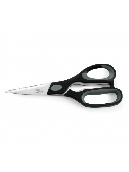 Профессиональные поварские ножницы, многофункциональные, L-21,5 см, Luxstahl. (10-1875)
