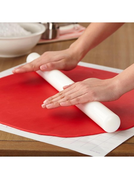 Скалка для теста без ручек, D-3,8 cм, L-50 см, пластик, Henry. (10-191)