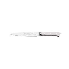 Профессиональный поварской шеф нож, 13 см, White Line, нерж.сталь, ручка пластик, Luxstahl. (10-1988)
