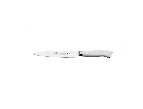 Профессиональный поварской шеф нож, 13 см, White Line, нерж.сталь, ручка пластик, Luxstahl. (10-1988)