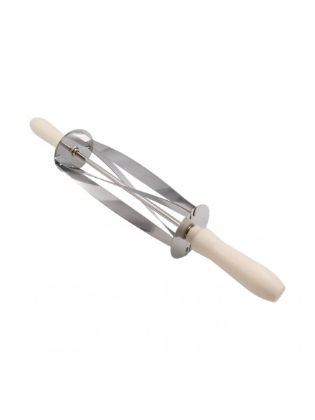 Нож роллер для круассанов и рогаликов, 11х25,5 см, нерж.сталь, Henry. (10-327)