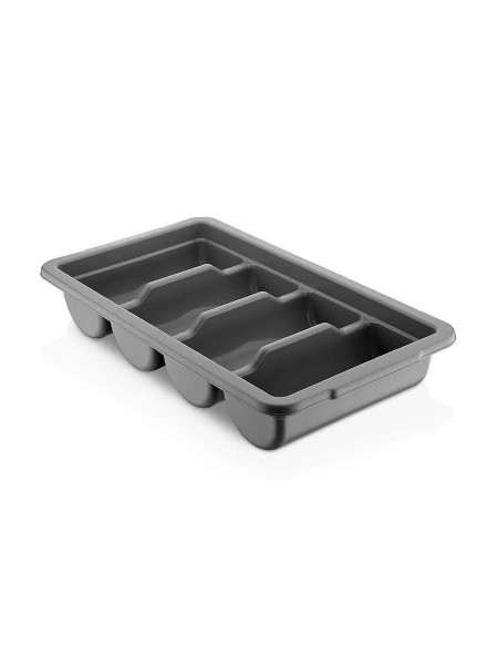 Контейнер для столовых приборов, 4 секции, пластик, Henry. (10-346)