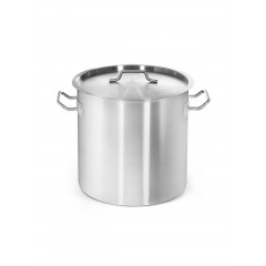 Кастрюля с крышкой 71 л, диаметр 45 см, высота 45 см, нержавеющая сталь, Luxstahl. (10-3507)