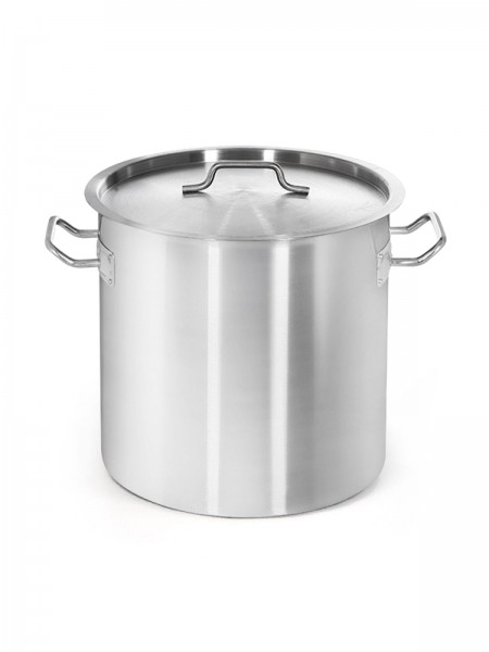 Кастрюля с крышкой 100 л, диаметр 50 см, высота 50 см, нержавеющая сталь, Luxstahl. (10-3508)