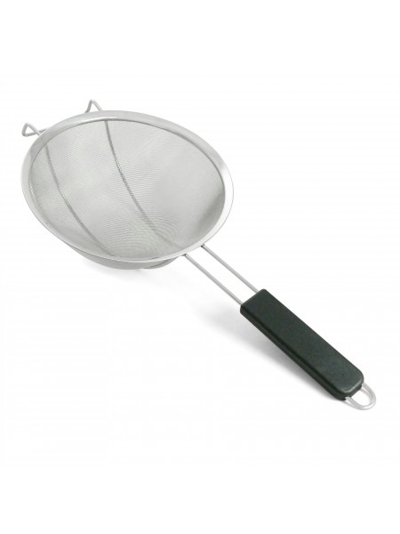 Сито кухонное большое с поддержкой, нержавеющая сталь, D-28 см, Henry. (10-355)