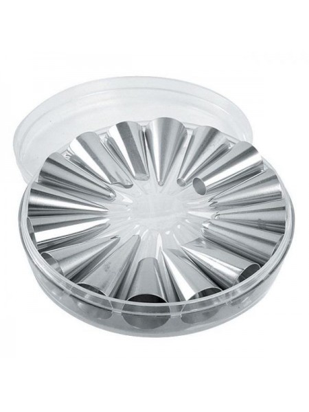 Набор кондитерских насадок, 16 предметов, нерж.сталь, Henry. (10-466)