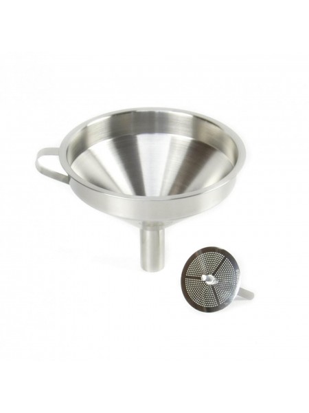 Воронка кондитерская, бытовая кухонная, диаметр 21 см, нержавеющая сталь, Henry. (10-473)