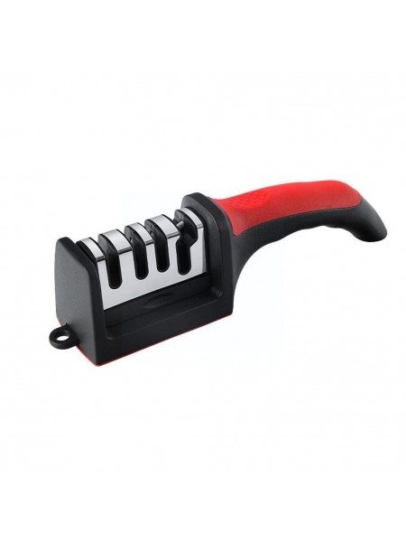 Ножеточка механическая для ножей и ножниц, трехступенчатая, 3+1, Henry. (10-477)