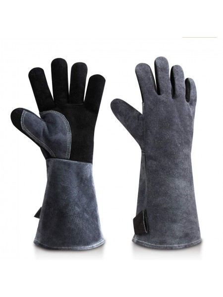 Перчатки пекарские термозащитные, 40 см, пара, Henry. (10-574)