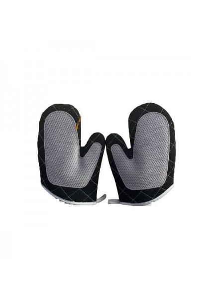 Рукавицы термостойкие с силиконовой накладкой, пара, 25 см, Henry. (10-601)