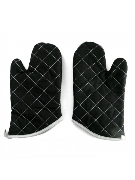 Рукавицы термостойкие с силиконовой накладкой, пара, 32 см, Henry. (10-602)