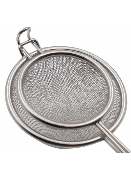 Ложка для фритюра, картофельных гнезд, D-10 см, L-31 см, нерж.сталь, Henry. (10-696)