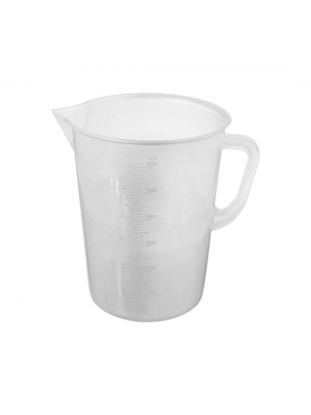 Стакан мерный для жидкостей и муки, пластиковый, 3 л, полипропилен, Henry. (10-829)