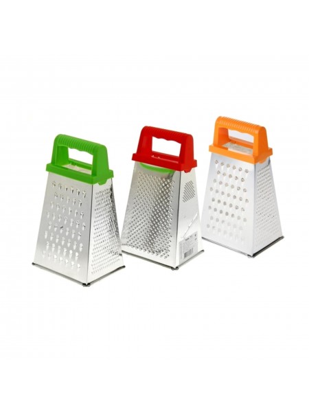 Терка ручная пирамида для овощей, 12х9,5х20,5 см, сталь, пластик, Никис. (10-9132)