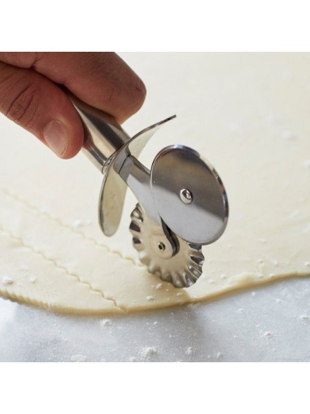 Нож для теста, 4 см, двойной, нержавеющая сталь, Henry. (10-9149)