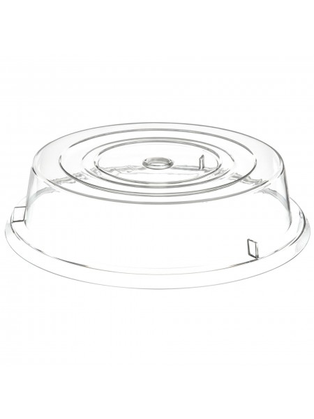 Крышка круглая для горячих и холодных блюд, 26х6,5 см, поликарбонат, прозрачная, Welshine. (1071C)